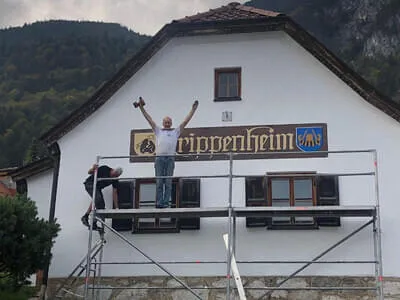 Gebäudebeschriftung Krippenheim Bild 3